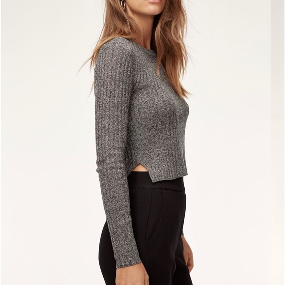 NWT Babaton Royal Yellow Nathaniel Sweater Size M - Picture 7 of 7